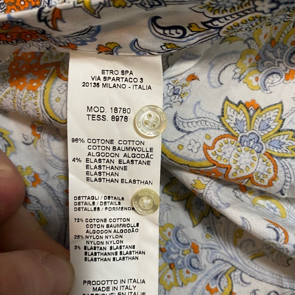 ETRO Original fitted shirt - Picture 10 of 12
